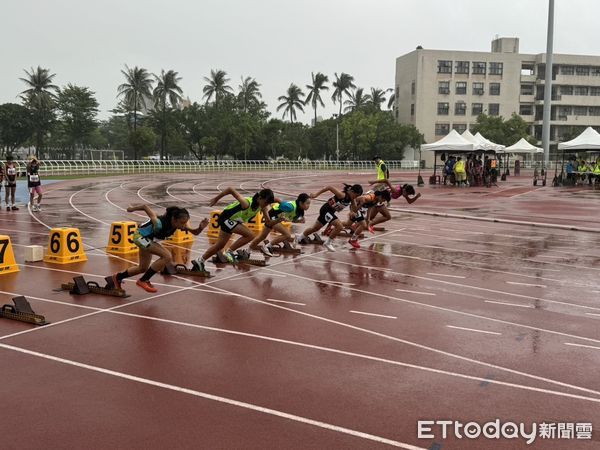 ▲台東沙城盃全國中小學田徑對抗賽25日縣立體育場登場。（圖／記者楊漢聲翻攝）