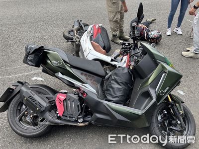 台3線獅潭段車禍！港籍男騎士疑未注意　路口追撞右轉機車