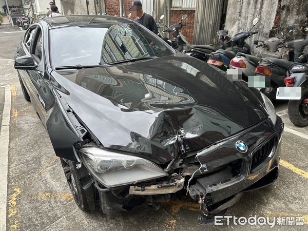 ▲▼      台中BMW撞死人竟肇逃，警方2小時內逮捕肇事駕駛      。（圖／記者許權毅攝）