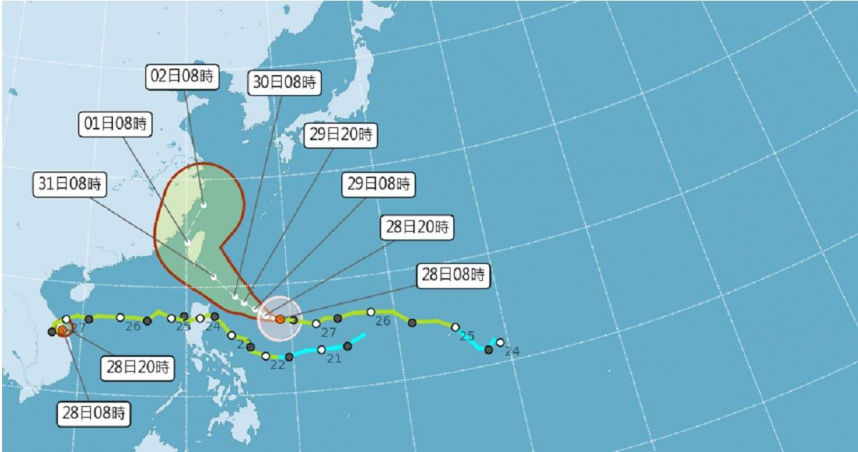 康芮挑戰強颱！12地暴風圈侵襲率破90%　專家：全台有望放2天颱風假