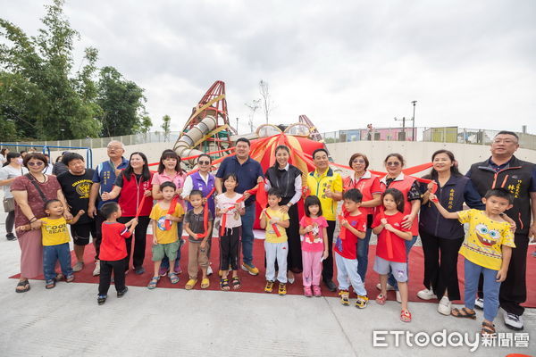 ▲竹夢親子公園啟用。（圖／南投縣政府提供）