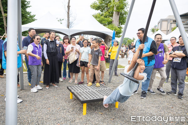 ▲竹夢親子公園啟用。（圖／南投縣政府提供）