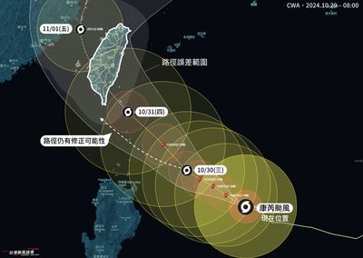 康芮颱風「路徑南修」估達中颱上限　陳其邁示警：高雄風雨更強