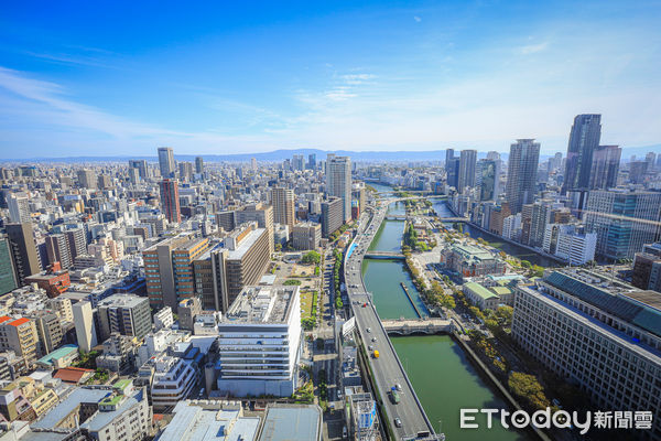 ▲▼大阪，大阪都會景觀，水都大阪，堂島川，堂島河。（圖／記者蔡玟君攝）