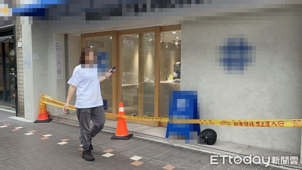 ▲北市內湖爆砍人案，一男鮮血直流躲飲料店求救。（圖／記者黃彥傑攝，下同）