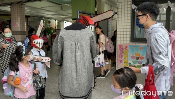 ▲高雄市鳳西國小舉辦萬聖節活動             。（圖／記者吳奕靖攝）