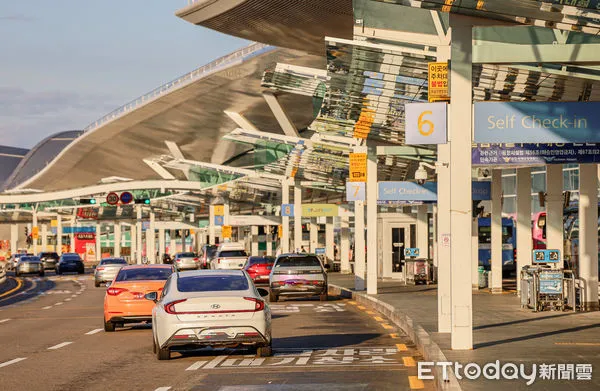 ▲韓國仁川國際機場接送區。（圖／記者蔡玟君攝）