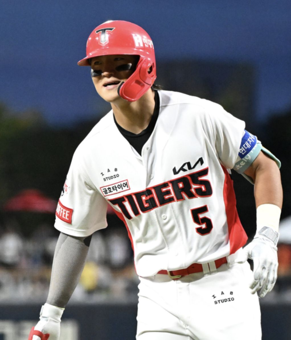 ▲▼起亞虎金倒永。（圖／截自KBO官網）