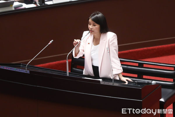 ▲國民黨立委張嘉郡質詢。（圖／記者林敬旻攝）