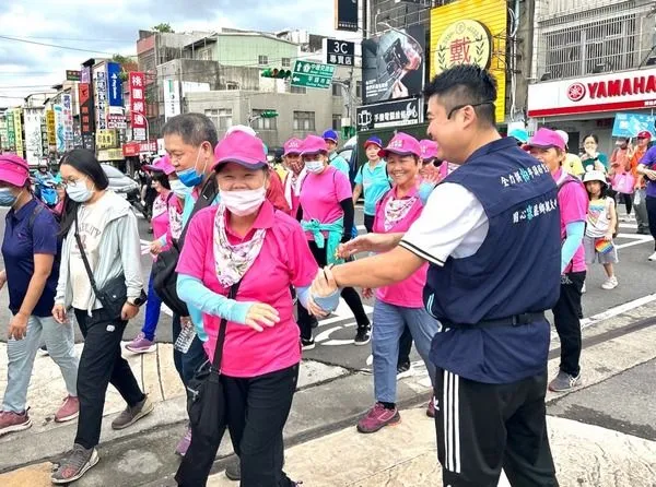 ▲桃園市平鎮區全民健走