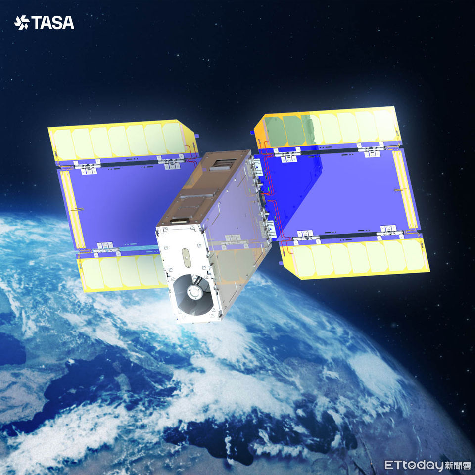 ▲6U立方衛星「旺來衛星」模擬圖。（圖／國家太空中心提供）