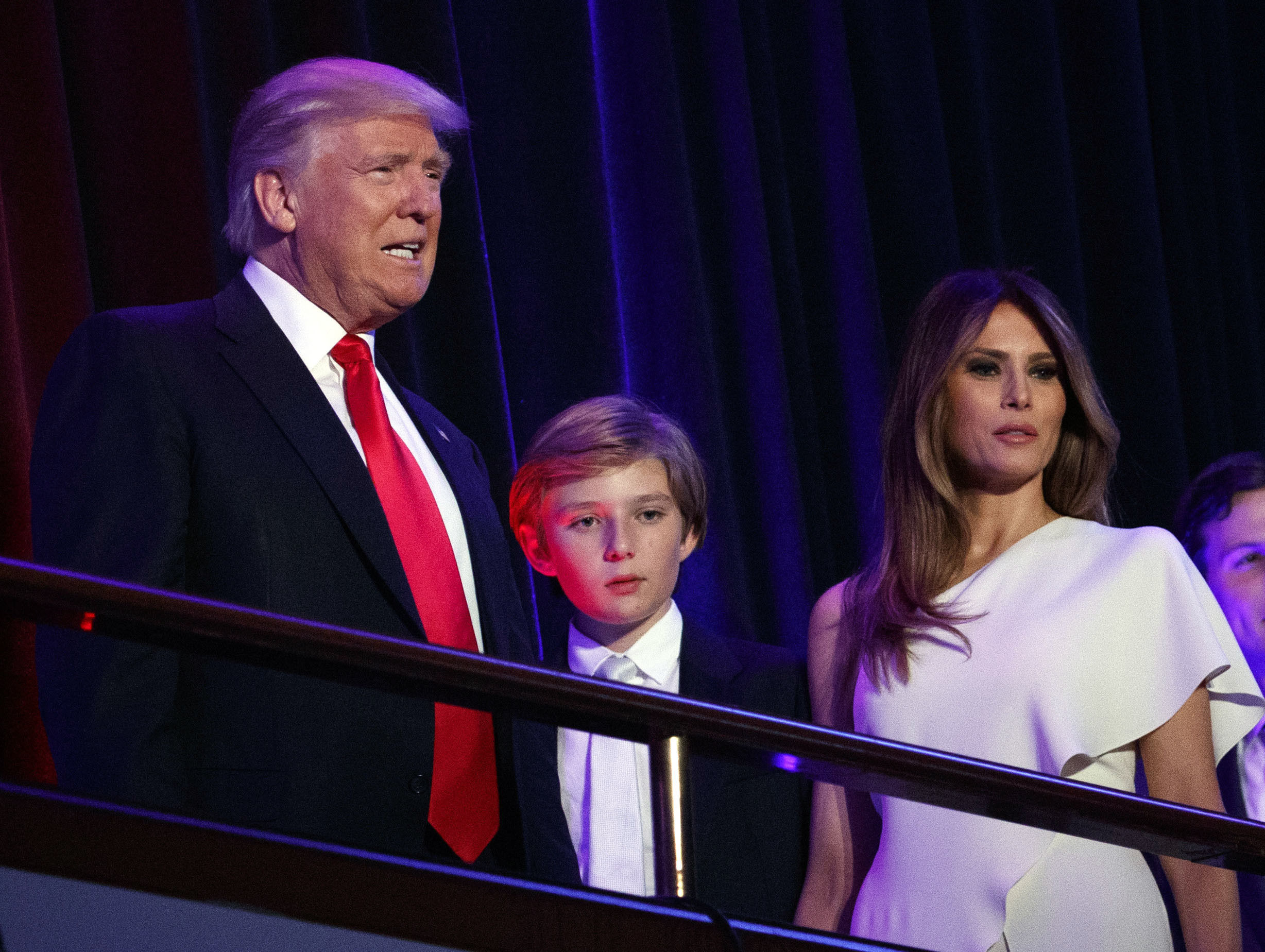 ▲▼川普的兒子拜倫川普（Barron Trump）。（圖／達志影像／美聯社）