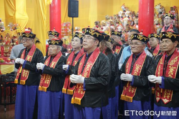 ▲台南市安南區鹿耳門天后宮時隔30餘年，廟方主辦「甲辰年媽祖姊妹會暨七朝朝真禮斗祈安賜福大法會」，邀集各界奉祀媽祖齊聚一堂。（圖／記者林東良翻攝，下同）