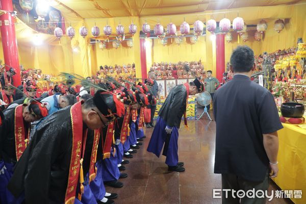 ▲台南市安南區鹿耳門天后宮時隔30餘年，廟方主辦「甲辰年媽祖姊妹會暨七朝朝真禮斗祈安賜福大法會」，邀集各界奉祀媽祖齊聚一堂。（圖／記者林東良翻攝，下同）