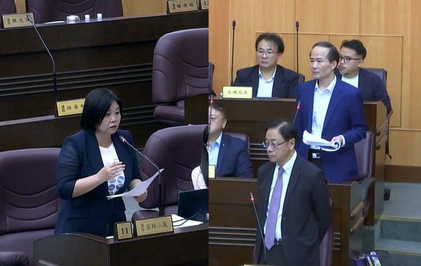 ▲「班班有鮮乳」卻改用保久乳，桃園市議呂林小鳳建議改用兌換券