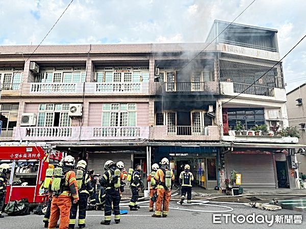 ▲桃園市大園區今年2月10日下午發生透天厝火警，造成3名移工死亡。（資料照／記者沈繼昌翻攝）