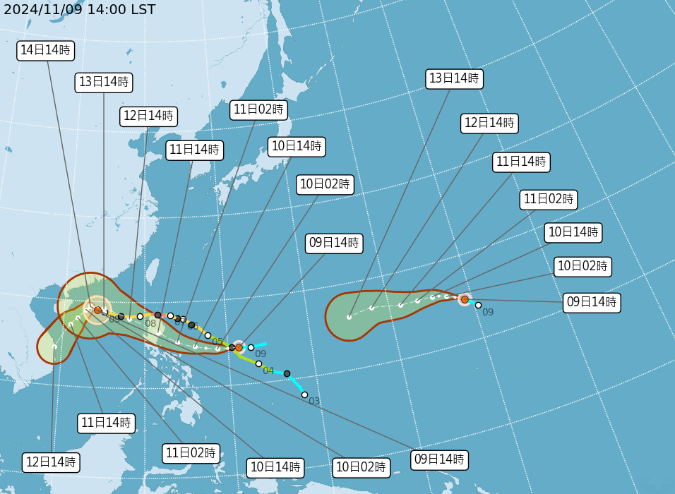 ▲▼颱風,天氣。（圖／氣象署提供）