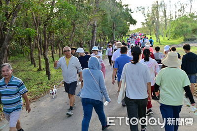 2千台東民眾森林公園健走　饒慶鈴：持續關注勞工健康福利