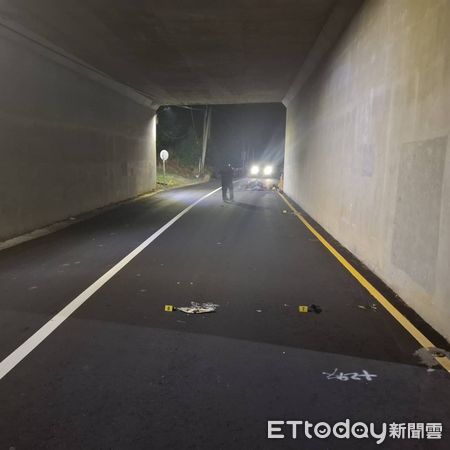 ▲▼苗栗一名男子騎乘機車，不明原因撞上高鐵涵洞死亡             。（圖／記者楊永盛翻攝）