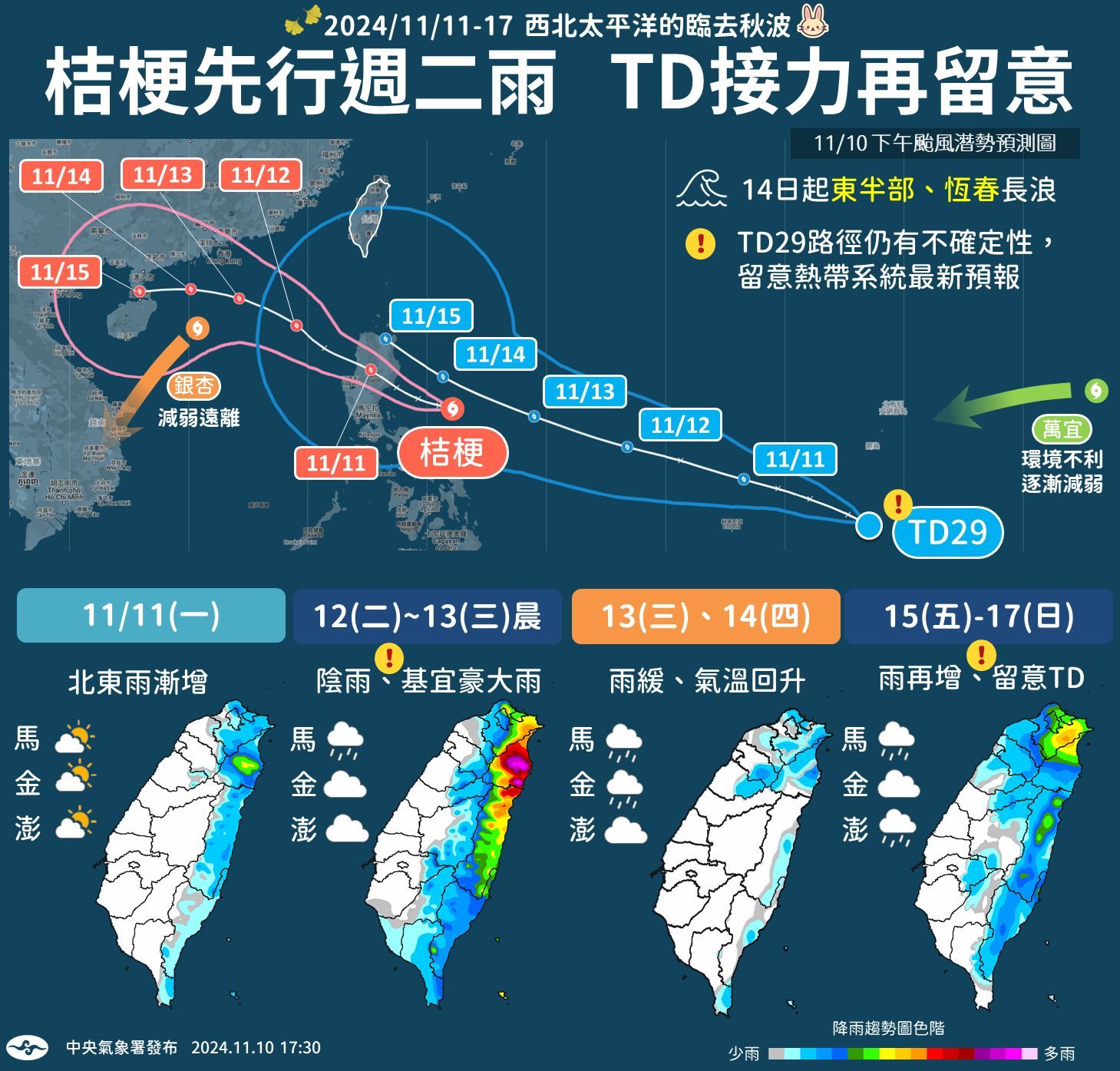 ▲▼             。（圖／中央氣象署、翻攝NOAA）