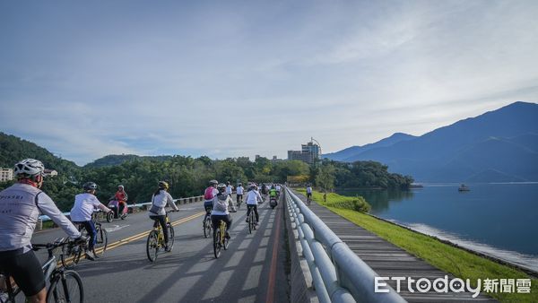 ▲2024日月潭Come!BikeDay自行車嘉年華，車友齊聚向山。（圖／日月潭國家風景區管理處提供，下同）