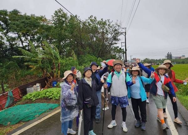 ▲桃園管理處健走吸引4000民眾發現埤塘水圳之美