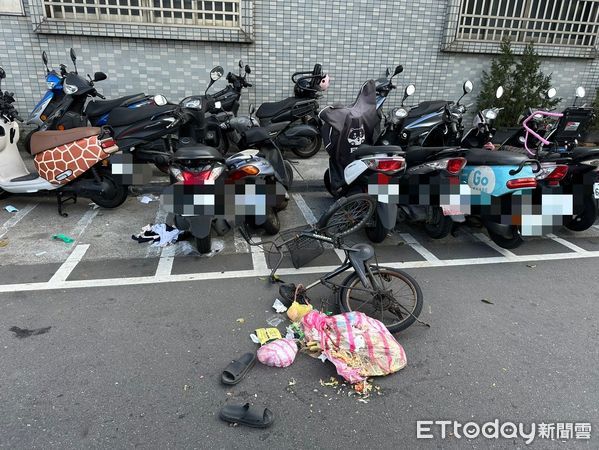 ▲北市士林區車禍，自行車女騎士遭輾斃。（圖／記者張君豪翻攝，下同）