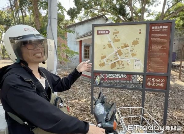 ▲雲林建國眷村竟出現「瑞克搖」迷因梗，引起熱議，許多網友狂刷留言表示要前往打卡。（圖／記者王悉宇翻攝）