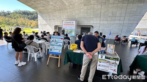 ▲日月潭環潭區微型電動二輪車法規及安全宣導活動，今於向山遊客中心舉辦。（圖／日月潭國家風景區管理處提供）