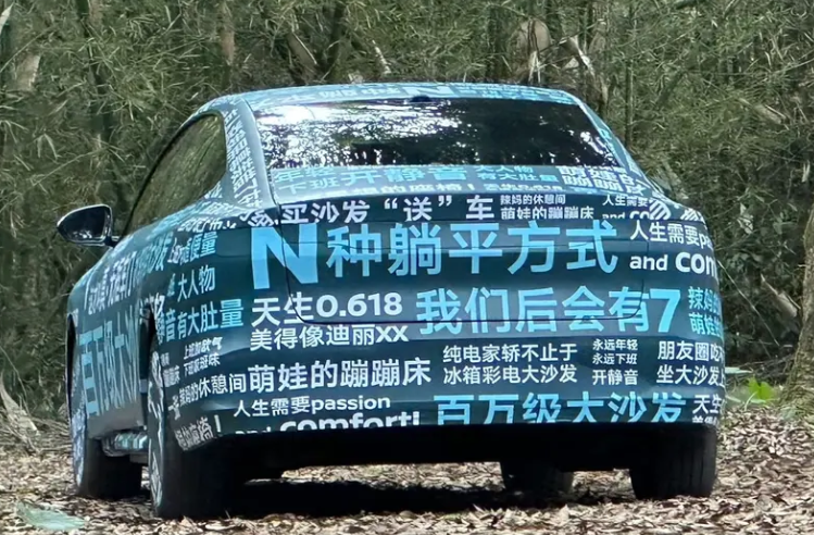 ▲Nissan全新電動車高調測試中，並透露將有不俗空間。（圖／翻攝自大陸微博）