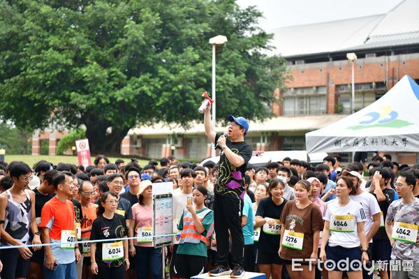 ▲屏科大慶祝百年校慶舉辦路跑活動             。（圖／屏東科技大學提供）