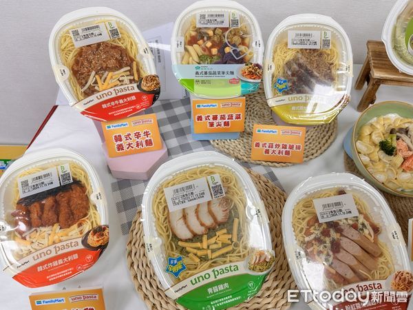 ▲▼全家uno pasta熱銷，推出全新「湯義大利麵」。（圖／記者林育綾攝）