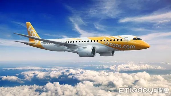 ▲▼酷航飛往富國島和巴東的航班，將使用巴西航空工業公司(Embraer)E190-E2客機運營。             。（圖／酷航提供）