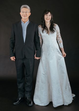 ▲▼黃小柔上月跟老公小孩一起拍結婚10週年照片。（圖／黃小柔提供）