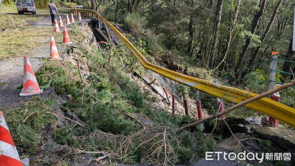 ▲▼南湖大山、奇萊山、屏風山、畢祿山及羊頭山等高山步道受損暫時封閉。（圖／太管處提供，下同）