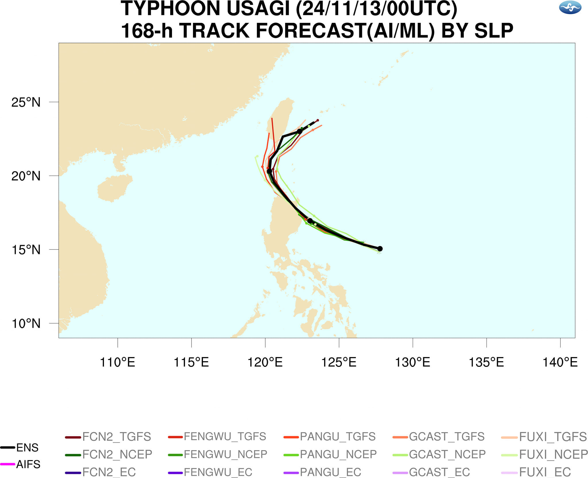 ▲天兔颱風開眼。（圖／翻攝NOAA、氣象署） 