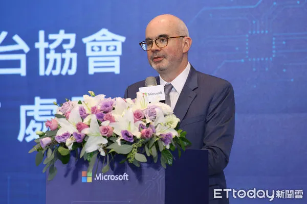 ▲▼微軟辦「AI+ Taiwan 點亮 AI 島嶼」-谷立言。（圖／記者黃克翔攝）