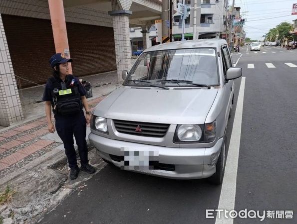 ▲員警積極辦案查獲失竊車輛。（圖／記者楊漢聲翻攝）