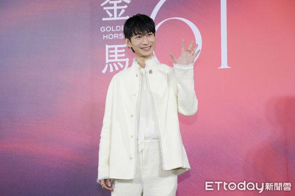 ▲▼《星空下的黑潮島嶼》金馬首映-黃河。（圖／記者周宸亘攝）