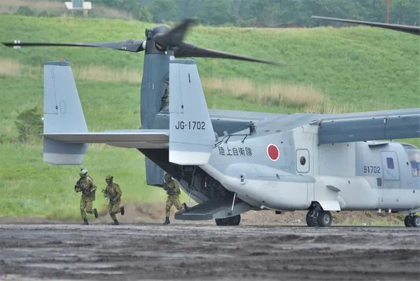 ▲▼日本V-22魚鷹式傾斜旋翼機。（圖／日本陸上自衛隊）