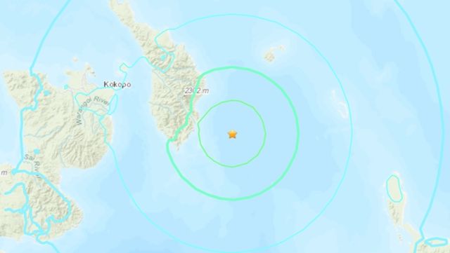 ▲▼     太平洋島國「巴布亞紐幾內亞」（Papua New Guinea，下稱巴紐）15日下午3時28分發生規模6.6地震，根據美國地質調查局（USGS）資訊，這次地震震央位於科可波（Kokopo）東南東方向123公里外海，震源深度51.9公里。        。（圖／USGS）