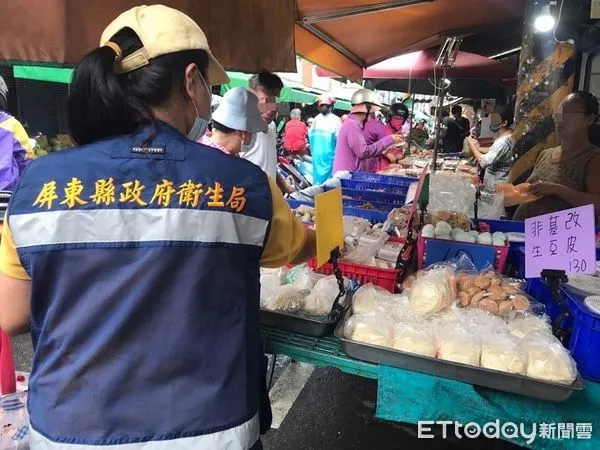 ▲衛生局抽驗市售素食食品             。（圖／屏東縣政府衛生局提供）