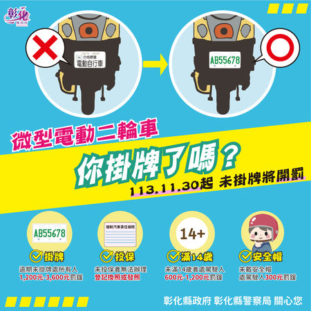 ▲彰化監理站稽查微電車。（圖／彰化監理站提供）