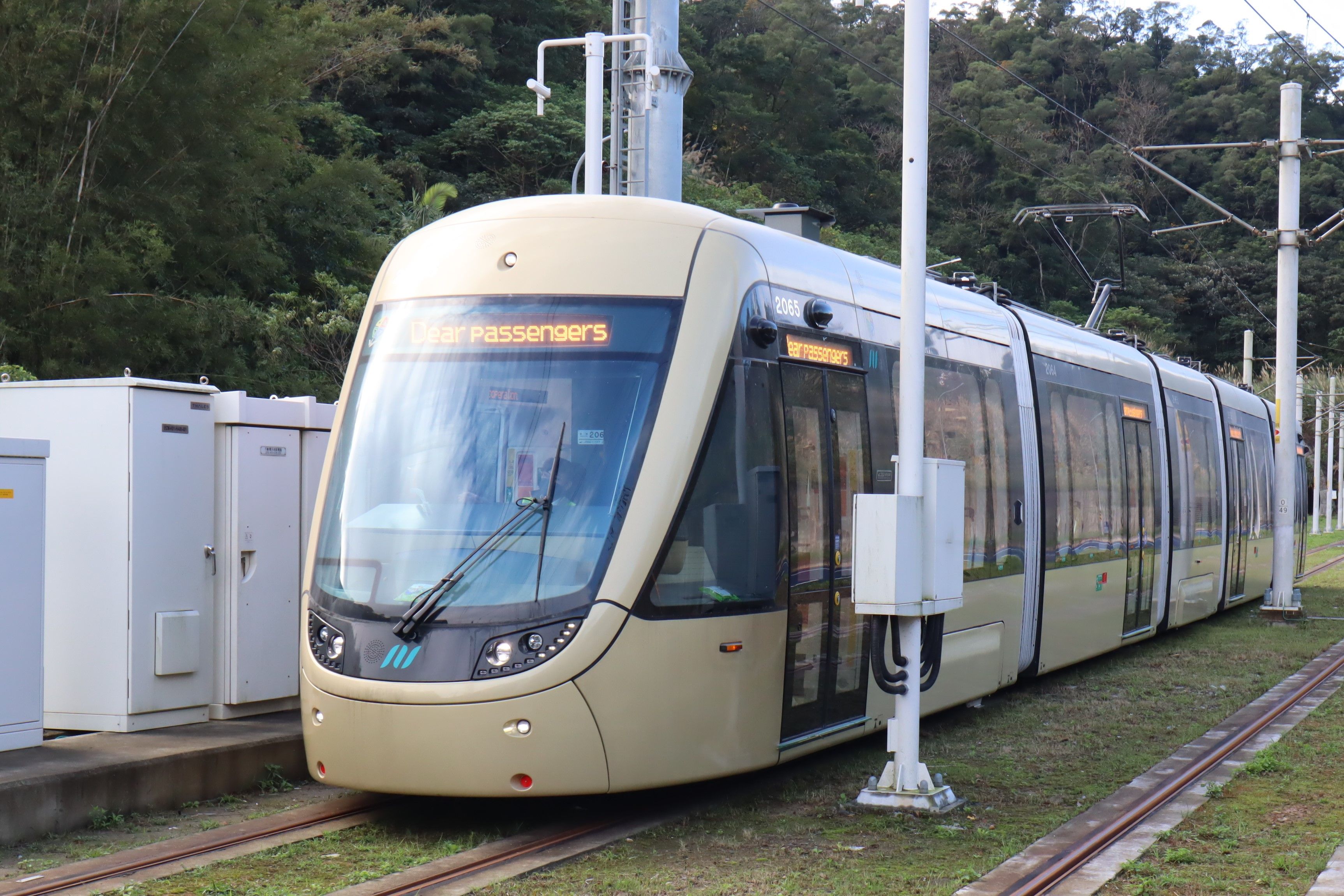 ▲新北捷運安坑輕軌。（圖／新北市捷運局提供）