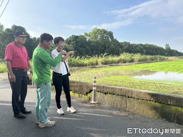 ▲立委陳亭妃強調，今日會勘後，已將蕎麥與黑豆災損情況通報農糧署，並再次敦促農業部加速處理。（圖／記者林東良翻攝，下同）