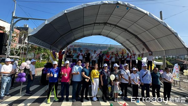 ▲「2024拒毒、打詐、愛國防嘉年華」在六堆運動公園舉行。             。（圖／美和科大提供）