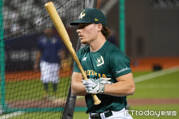 ▲▼世界12強棒球賽，MLB選秀狀元巴札納(Travis Bazzana)。（圖／記者李毓康攝）