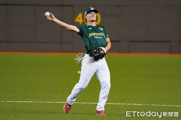 ▲▼世界12強棒球賽，MLB選秀狀元巴札納(Travis Bazzana)。（圖／記者李毓康攝）