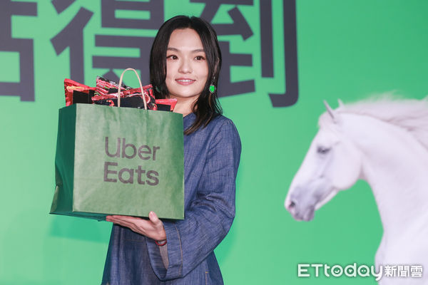 ▲▼徐佳瑩代言Uber Eats記者會。（圖／記者周宸亘攝）