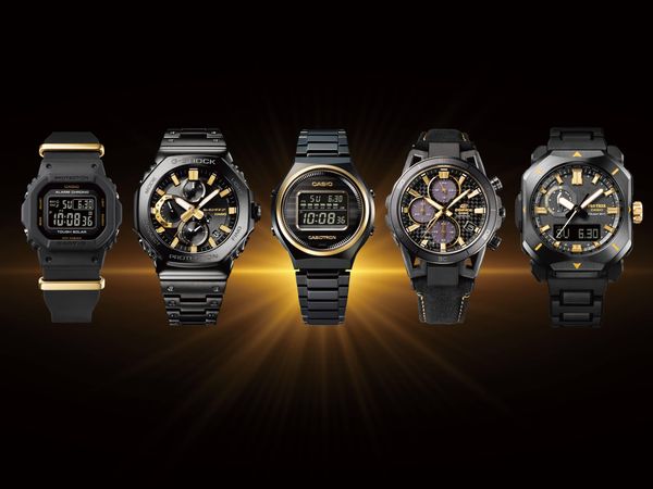 CASIO旗下5大品牌黑金錶齊發　G-SHOCK霸氣但很纖薄